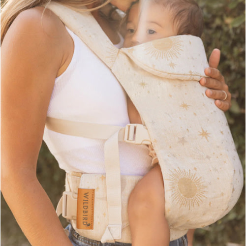 Designer Baby Carriers and Toddler Carriers up to 45lbs - Aerial Buckle Carrier | Wildbird – WildBird