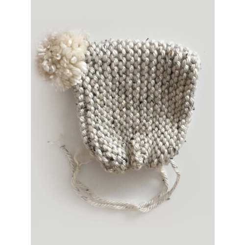 Knit Pom Bonnet
