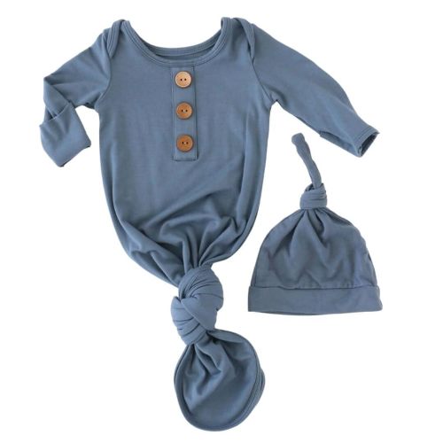 Bamboo Baby Knot Gown & Hat