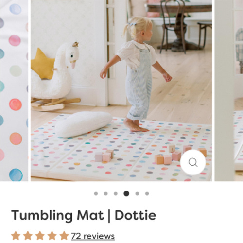 Tumbling Mat – House of Noa in Dottie