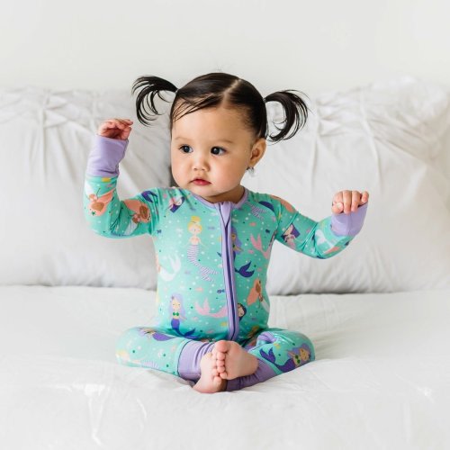 Mermaid Magic Bamboo Viscose Zippy - 6-12m