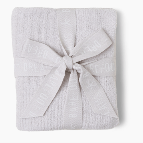 Barefoot Dreams CozyChic Lite Ribbed Baby Blanket - Almond