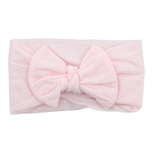 Ballerina Pink Nylon Bow Headwrap