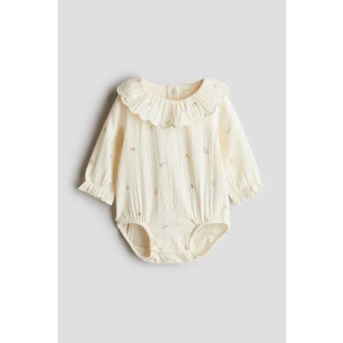 COTTON MUSLIN ROMPER SUIT