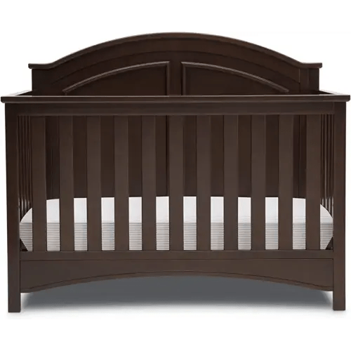 Delta Children Perry 6-in-1 Convertible Crib - Greenguard Gold Certified, Walnut Espresso