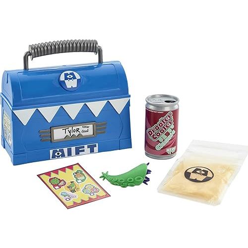Mattel Monsters at Work Disney Plus Monster Mealtime Novelty Lunchbox with Slime & Toy Food, Gift for Kids 3 Years & Older