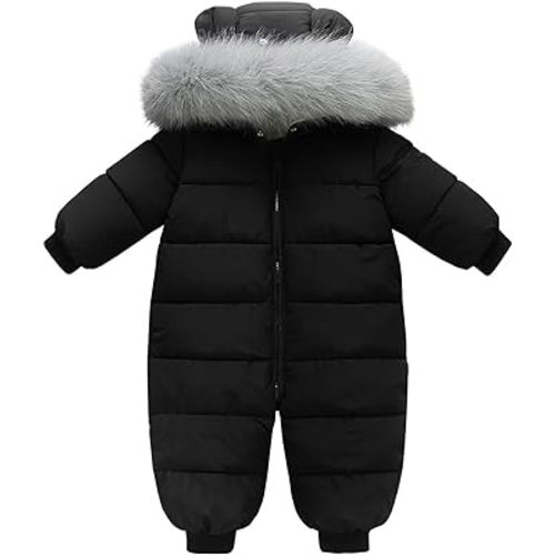 Unisex Newborn Essentials Jumpsuit Outfits Toddler Snowsuit winter Hooded Jacket