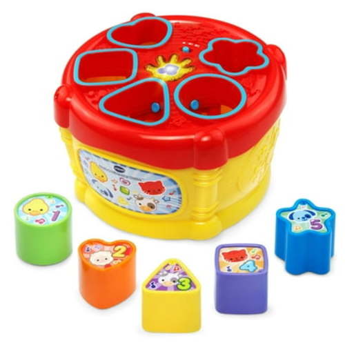 VTech, Shape Sorter Musical Drum, Interactive Learning Toy for Infants and Toddlers