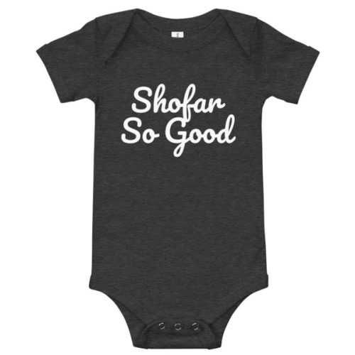 Shofar So Good Baby Onesie
