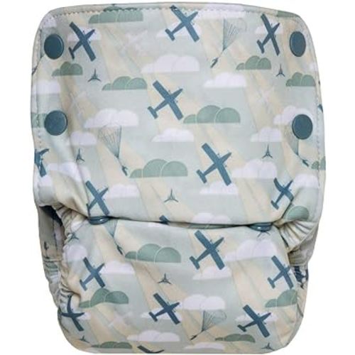 GroVia Reusable All in One Snap Baby Cloth Diaper (AIO) (Maverick)