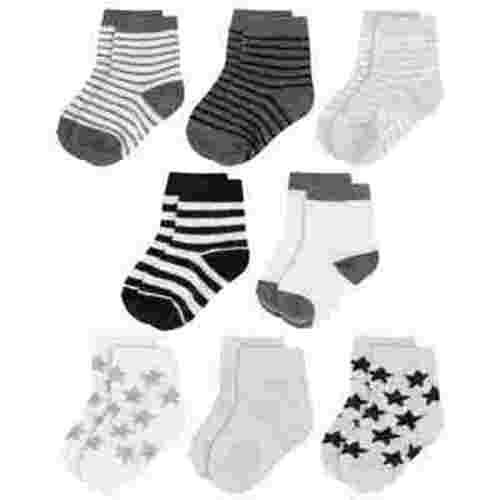 Rising Star Unisex Organic Quarter Baby Socks for Infants (8 Pack)