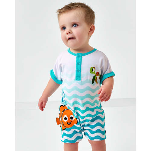 Pixar Nemo Dolman Henley Romper – Little Sleepies