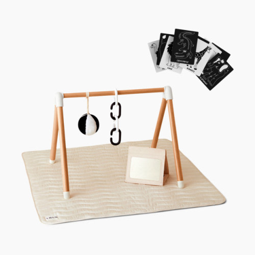 Lalo Play Gym & Art Cards Bundle - Oatmeal