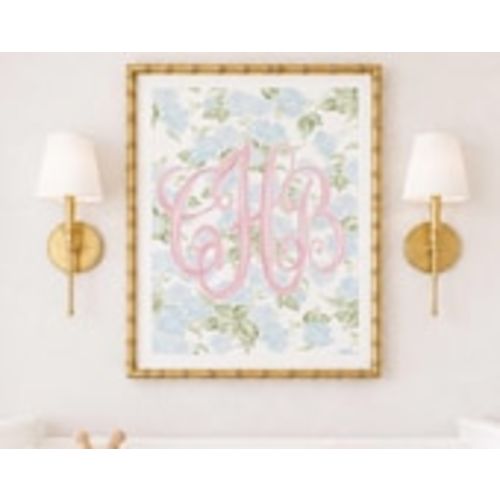 Monogrammed Wall Art