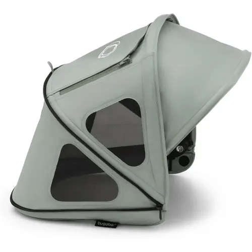 Bugaboo Dragonfly Breezy Sun Canopy Stroller Accessory with UPF 50+ Sun Protection and Ventilation Panels, Pine Green