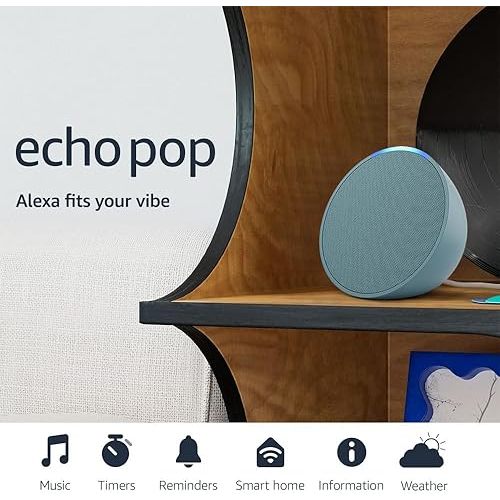 Amazon Echo Pop, an Alexa device