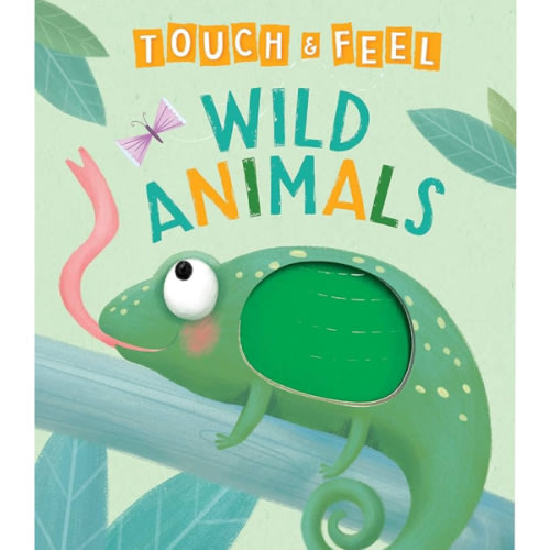 Wild Animals: A Touch and Feel Book - Children's Board Book - Educational