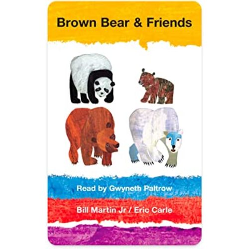 Yoto Brown Bear & Friends by Bill Martin Jr. & Eric Carle – Kids Audio Card for Use with Player & Mini All-in-1 Audio Player, Screen-Free Listening with Playtime Bedtime & Travel Stories, Ages 2+