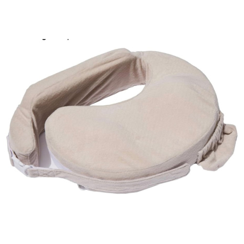 My Brest Friend Nursing Pillow - Deluxe - Enhanced Comfort w/Slipcover - Ergonomic Breastfeeding Pillow for Ultimate Support for Mom & Baby - Adjustable Pillow W/Handy Side Pocket, Soft Sand