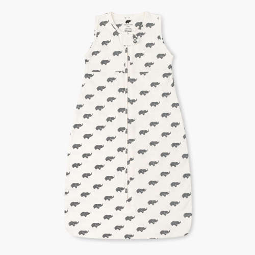Monica + Andy Organic Arms-Out Sleep Bag- Grey Elephant