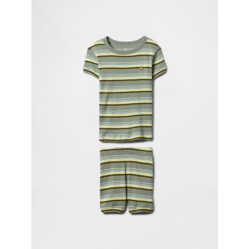 Baby & Toddler Organic Ribbed Cotton PJ Set | Gap