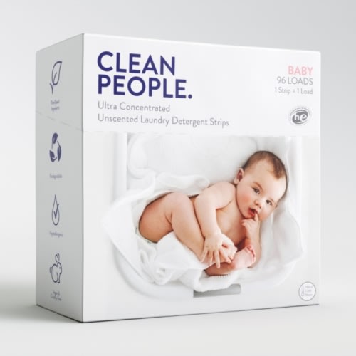 Baby Laundry Detergent Sheets - Clean People