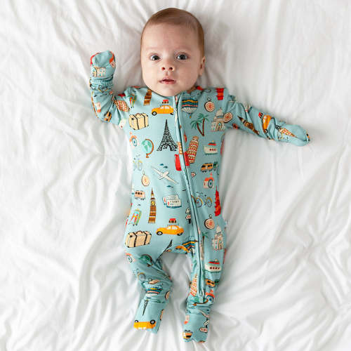 (6-9M) Around the World Convertible One Piece