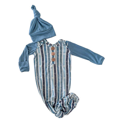 Hendrix Knotted Baby Gown