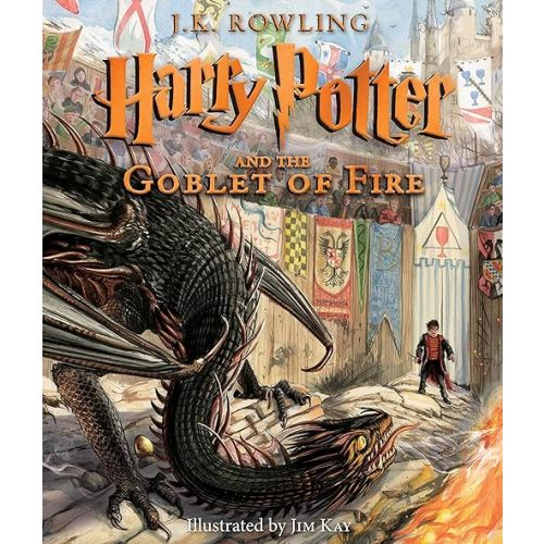 Harry Potter and the Goblet of Fire: The Illustrated Edition (Harry Potter, Book 4) (4) Hardcover – Illustrated, October 8, 2019