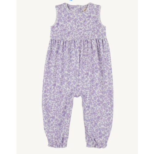 Sleeveless Rebecca Romper - Greenville Garden (Lauderdale Lavender) wi