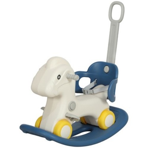 VisioGear Baby Walkers, Kids Ride on Horse Balance Bike with Detachable Balance Board, Baby Walkers for Boys and Girls, Blue, 29.5"*13"*31.9"