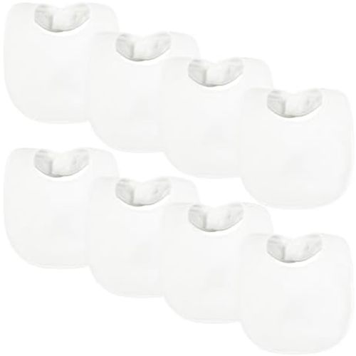Tiny Twinkle Baby Feeding Bibs 8 Pack - Waterproof and Absorbent Infant Drool and Feeding Baby Bibs