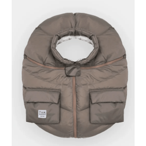 7AM Car Seat Cocoon - Oslo Cloud (Chestnut)