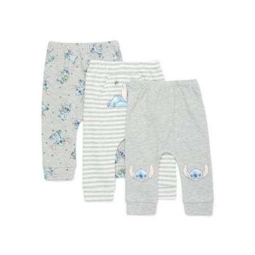 Disney Baby Wishes + Dreams Character Infant Baby Jogger Pants, 3-Pack, Sizes Newborn-12 Months