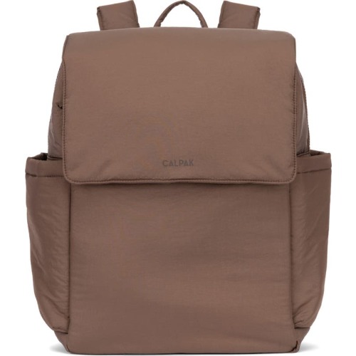CALPAK Diaper Backpack with Laptop Sleeve, Hazelnut