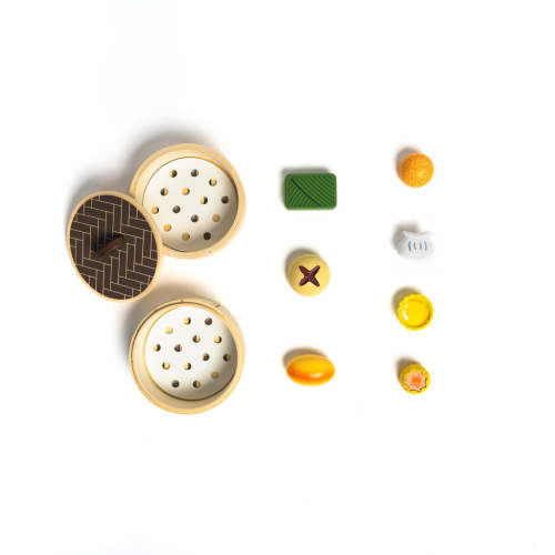 Wooden Dim Sum Toy Set by Bitty Bao – Mochi Kids