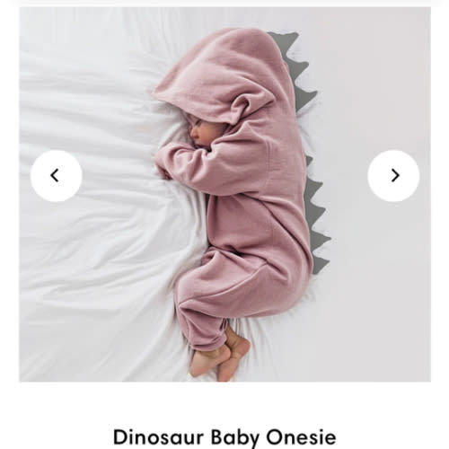 Dinosaur Baby Onesie