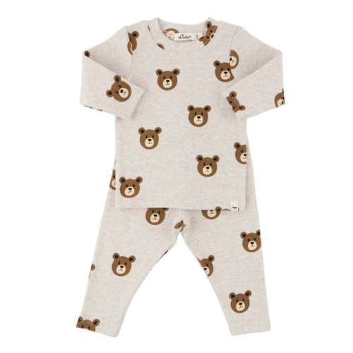 Oh Baby Teddy Bear Faces 2 pc Set - Precious Cargo