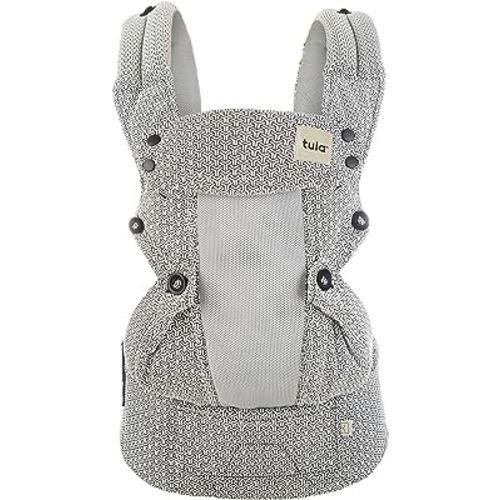 Baby Tula Coast Explore Mesh Baby Carrier, Adjustable Newborn to Toddler Carrier, Ergonomic and Multiple Positions for 7 – 45 pounds (Coast Infinite)