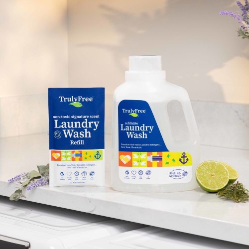 Eco-Friendly Natural Laundry Detergent | Non-Toxic Laundry Soap | Truly Free Home