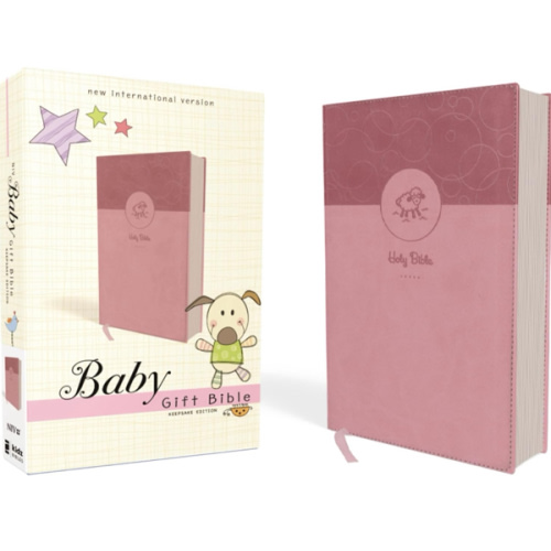 NIV, Baby Gift Bible, Holy Bible, Leathersoft, Pink, Red Letter, Comfort Print: Keepsake Edition