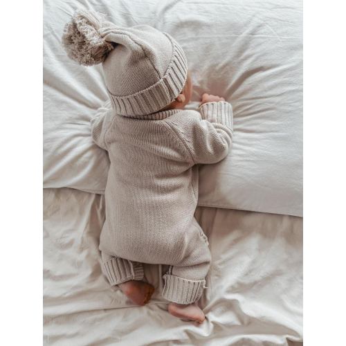 3LC Knitted Romper | Mushroom