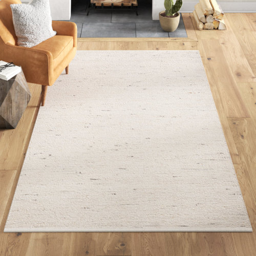The Twillery Co.® Blairsville Ivory Wool Flat Woven by Hand & Reviews | Wayfair