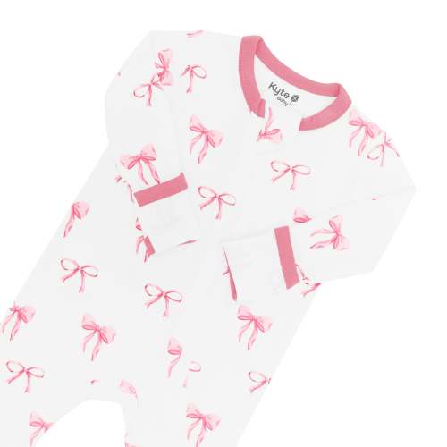 Zippered Romper in Bow