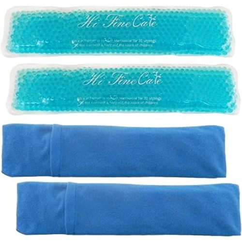 Perineal Cooling Pad, Postpartum Cold Packs Gel Bead Ice Pack Cold Therapy for Women After Pregnancy and Delivery, Gift for New Mom, 2 Ice Pack and 2 Cover (Blue)