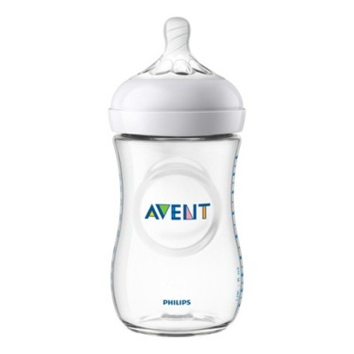 Philips Avent Natural Baby Bottle - Clear - 9oz - 3pk