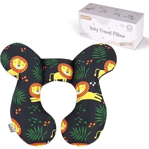 KAKIBLIN Baby Neck Pillow, Upgraded Baby Support Pillow,Baby Neck Support Pillow for Carseat, Newborn Neck Support for Car Seat,Pushchair,Travel