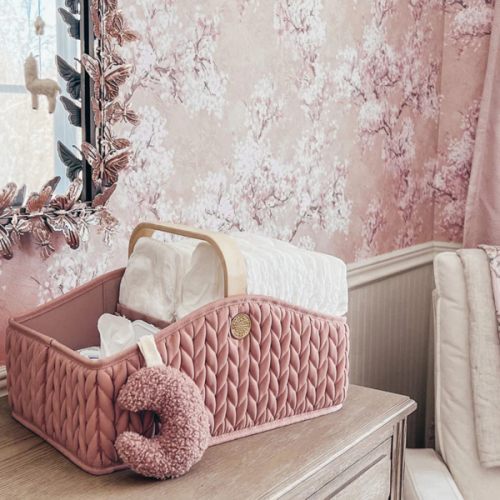 Diaper Caddy Rose