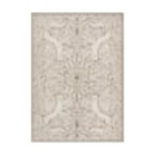 Lahome Modern Woodland Animal Deer Botanical Washable Non Slip 5 ft. x 7 ft. Beige Living Room Bedroom Kids Room Area Rug AR-DYR-LJLZDDKQ-152X213