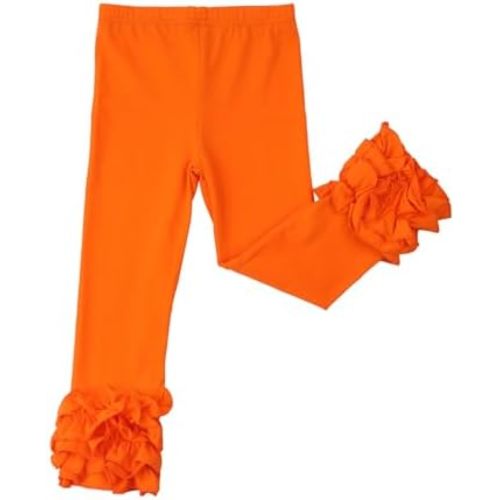 HOOLCHEAN Baby Toddler and Little Girls Cotton Ruffle Leggings